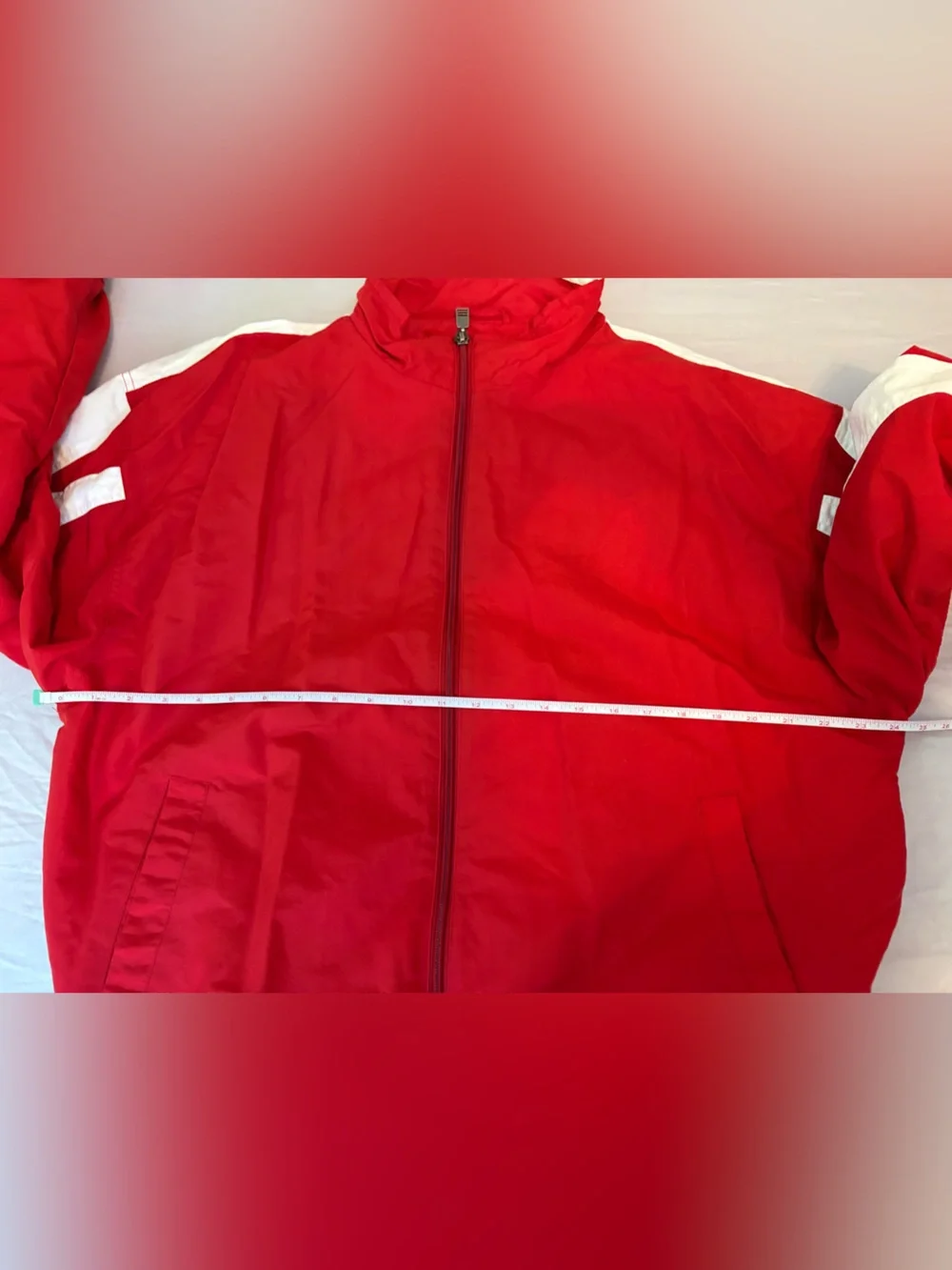 Vintage Russell Athletic Red Tracksuit Set Jacket Pants L 90s